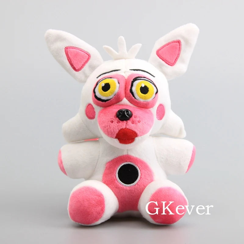 New Plush Toys 6 Styles Circus Baby Fox Rabbit Bonnie Plush Toy Stuffed Dolls 8-10"Kids Gift